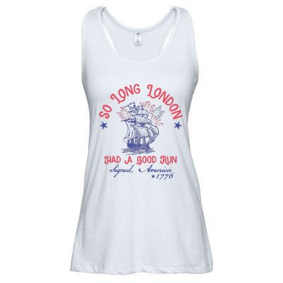 So Long London 4th Of July Had A Good Run Ladies Essential Flowy Tank