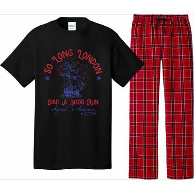 So Long London Had A Good Run Signed America 1776 Pajama Set