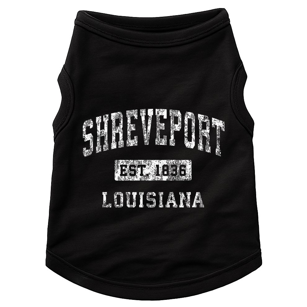 Shreveport Louisiana La Vintage Established Sports Doggie Tank