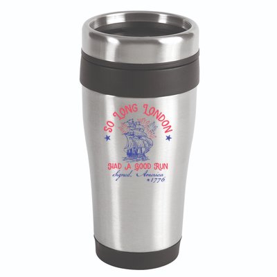 So Long London Had A Good Run Funny 4th Of July 16oz Travel Tumbler