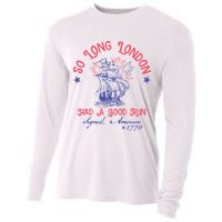 So Long London Had A Good Run Funny 4th Of July Cooling Performance Long Sleeve Crew