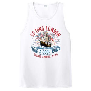 So Long London Had A Good Run Funny 4th Of July PosiCharge Competitor Tank