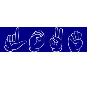 Sign Language Love Sign Language Bumper Sticker