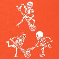 Skeleton Lacrosse Lover Spooky Vibes Halloween Costume Tall T-Shirt