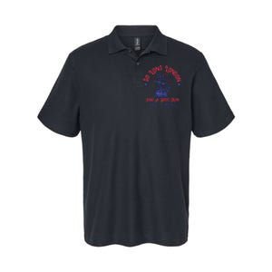 So Long London Had A Good Run Funny 4th Of July Softstyle Adult Sport Polo