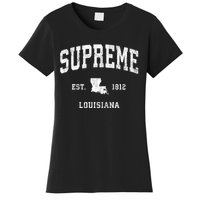 Supreme Louisiana La Vintage Athletic Women's T-Shirt