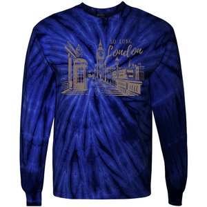 So Long London Ttpd Album Tie-Dye Long Sleeve Shirt