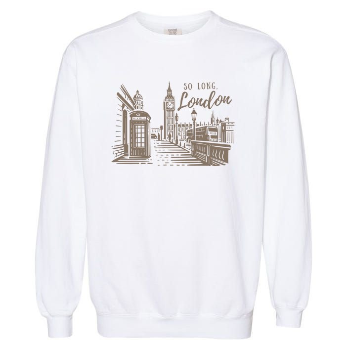 So Long London Ttpd Album Garment-Dyed Sweatshirt