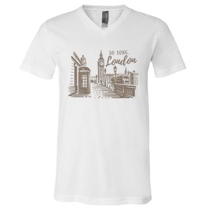 So Long London Ttpd Album V-Neck T-Shirt