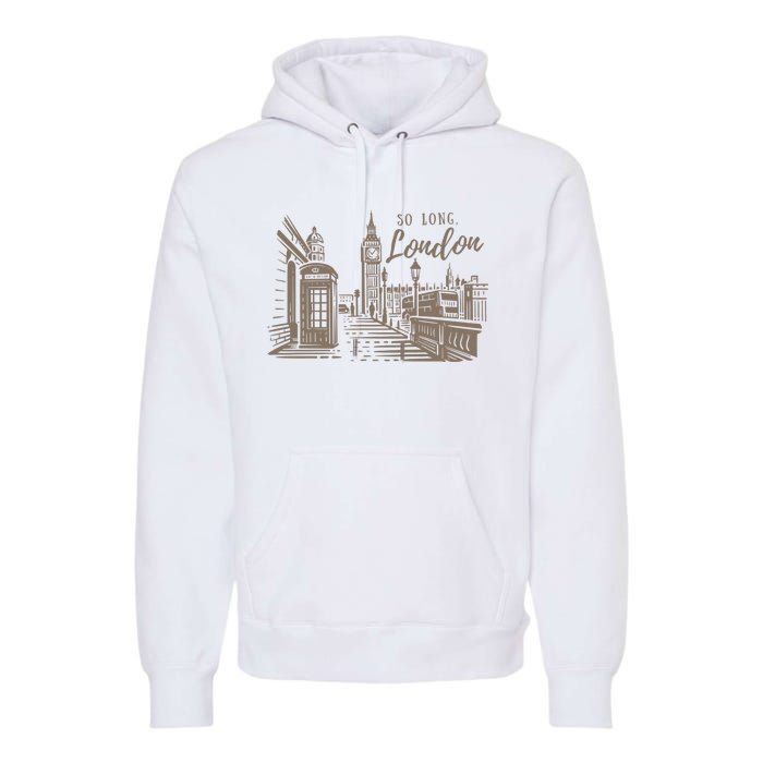 So Long London Ttpd Album Premium Hoodie