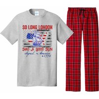 So Long London Funny 4th Of July Design Pajama Set