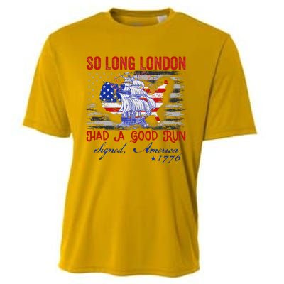 So Long London Funny 4th Of July Design Cooling Performance Crew T-Shirt