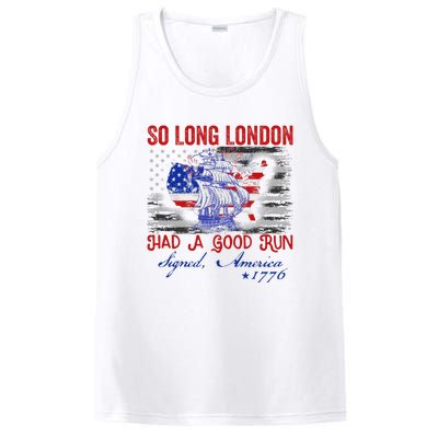 So Long London Funny 4th Of July Design PosiCharge Competitor Tank