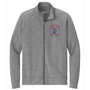 So Long London 4th Of July 1776 Usa Patriotic Gift Stretch Full-Zip Cadet Jacket