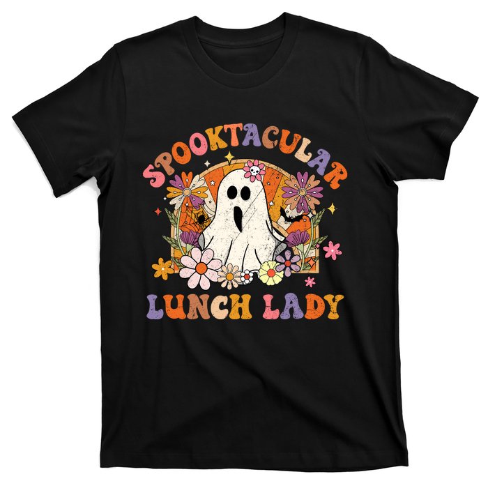 Spooktacular Lunch Lady Happy Halloween Spooky Matching T-Shirt