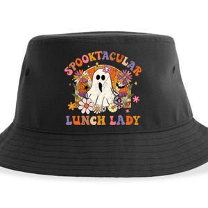 Spooktacular Lunch Lady Happy Halloween Spooky Matching Sustainable Bucket Hat