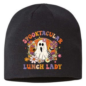 Spooktacular Lunch Lady Happy Halloween Spooky Matching Sustainable Beanie