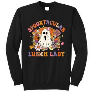 Spooktacular Lunch Lady Happy Halloween Spooky Matching Tall Sweatshirt