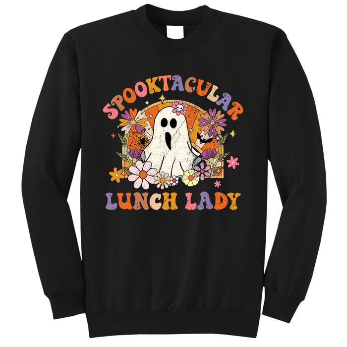 Spooktacular Lunch Lady Happy Halloween Spooky Matching Tall Sweatshirt