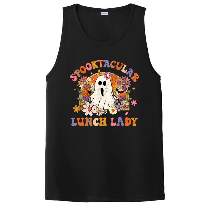 Spooktacular Lunch Lady Happy Halloween Spooky Matching PosiCharge Competitor Tank