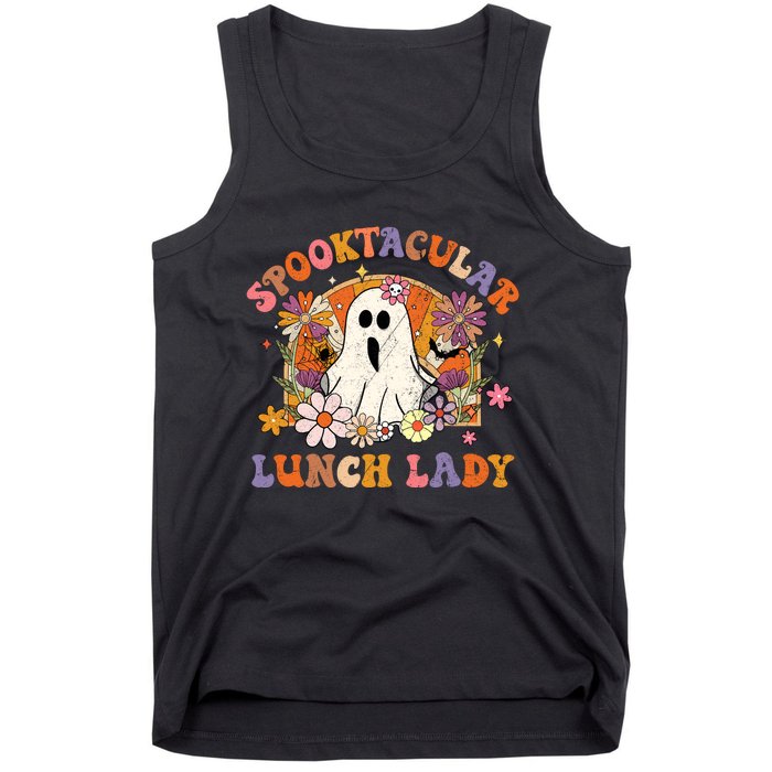 Spooktacular Lunch Lady Happy Halloween Spooky Matching Tank Top