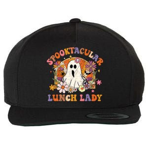 Spooktacular Lunch Lady Happy Halloween Spooky Matching Wool Snapback Cap