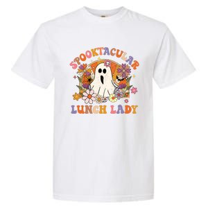 Spooktacular Lunch Lady Happy Halloween Spooky Matching Garment-Dyed Heavyweight T-Shirt