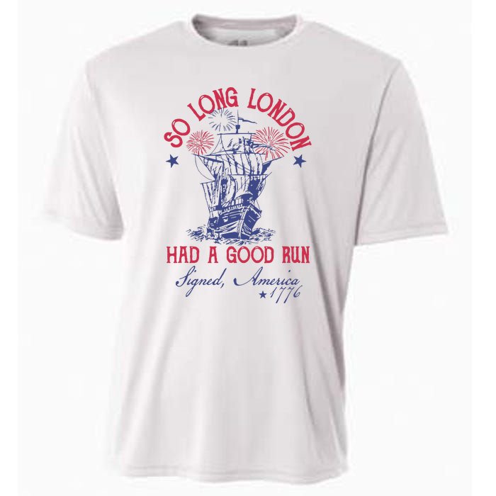 So Long London 4 Of July Cooling Performance Crew T-Shirt