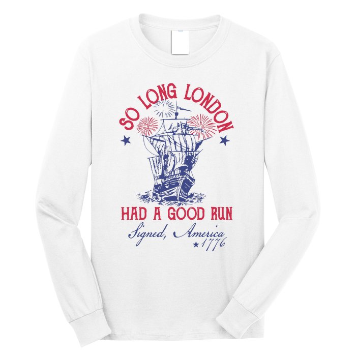 So Long London 4 Of July Long Sleeve Shirt