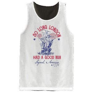 So Long London 4 Of July Mesh Reversible Basketball Jersey Tank