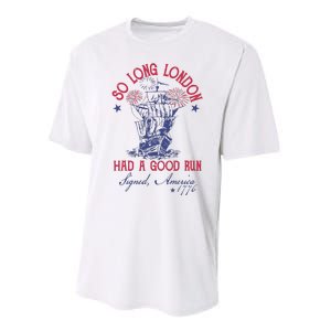 So Long London 4 Of July Performance Sprint T-Shirt