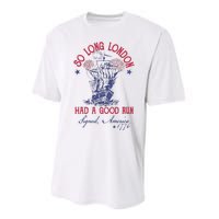 So Long London 4 Of July Performance Sprint T-Shirt