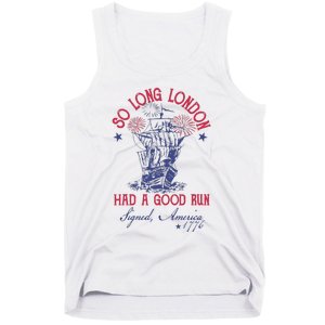 So Long London 4 Of July Tank Top