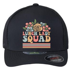 School Lunch Lady Squad Cafeteria Worker Lunchroom Warrior Great Gift Flexfit Unipanel Trucker Cap