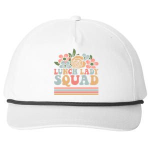 School Lunch Lady Squad Cafeteria Worker Lunchroom Warrior Great Gift Snapback Five-Panel Rope Hat