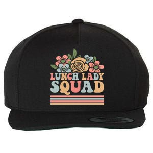 School Lunch Lady Squad Cafeteria Worker Lunchroom Warrior Great Gift Wool Snapback Cap