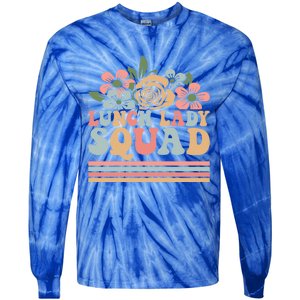 School Lunch Lady Squad Cafeteria Worker Lunchroom Warrior Great Gift Tie-Dye Long Sleeve Shirt