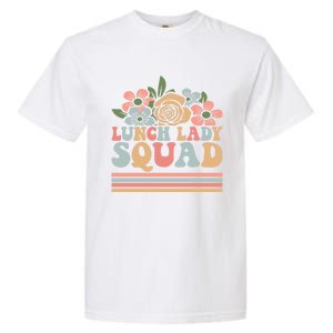 School Lunch Lady Squad Cafeteria Worker Lunchroom Warrior Great Gift Garment-Dyed Heavyweight T-Shirt