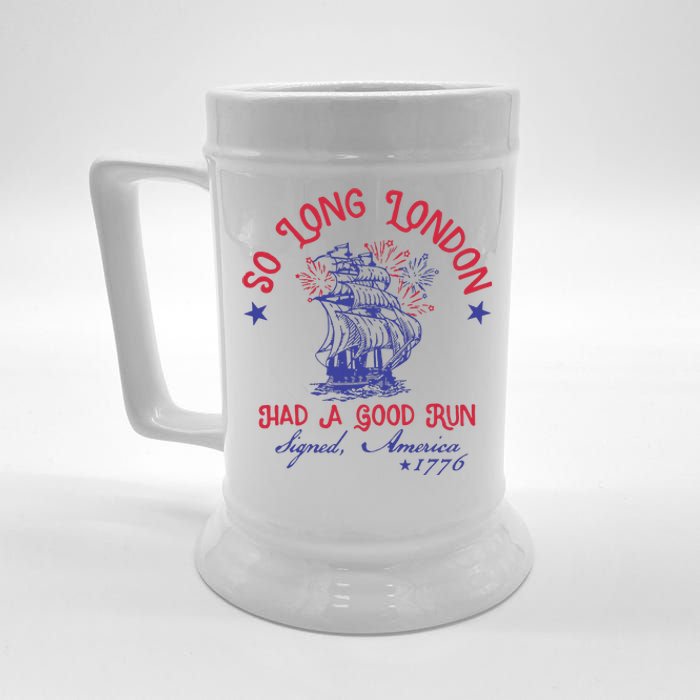 So Long London 4 Of July Beer Stein