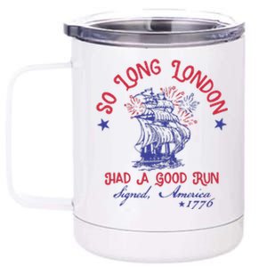 So Long London 4 Of July 12 oz Stainless Steel Tumbler Cup