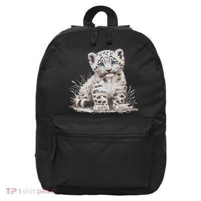 Snow Leopards Lovers Snow Leopard 16 in Basic Backpack