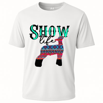 Show Life Livestock Lamb Show Market Aztec Serape Performance Shirt