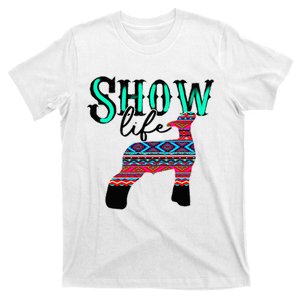 Show Life Livestock Lamb Show Market Aztec Serape T-Shirt