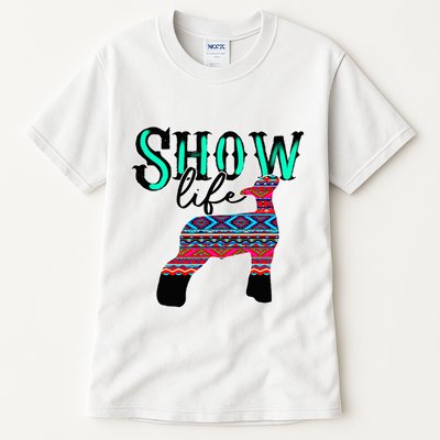 Show Life Livestock Lamb Show Market Aztec Serape Tall T-Shirt