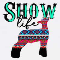 Show Life Livestock Lamb Show Market Aztec Serape Tall T-Shirt