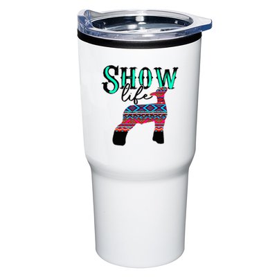 Show Life Livestock Lamb Show Market Aztec Serape Tumbler