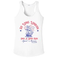 So Long London Had A Good Run Funny 4th Of July Ladies PosiCharge Competitor Racerback Tank