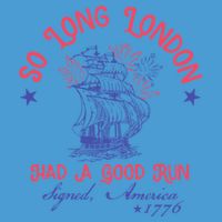 So Long London Had A Good Run Funny 4th Of July Tie Dye Hoodie
