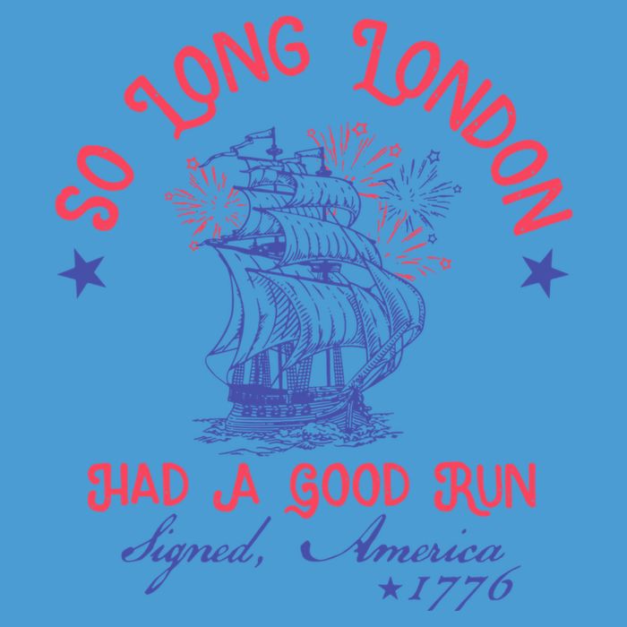 So Long London Had A Good Run Funny 4th Of July Tie Dye Hoodie