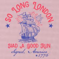 So Long London Had A Good Run Funny 4th Of July 25L Jumbo Tote